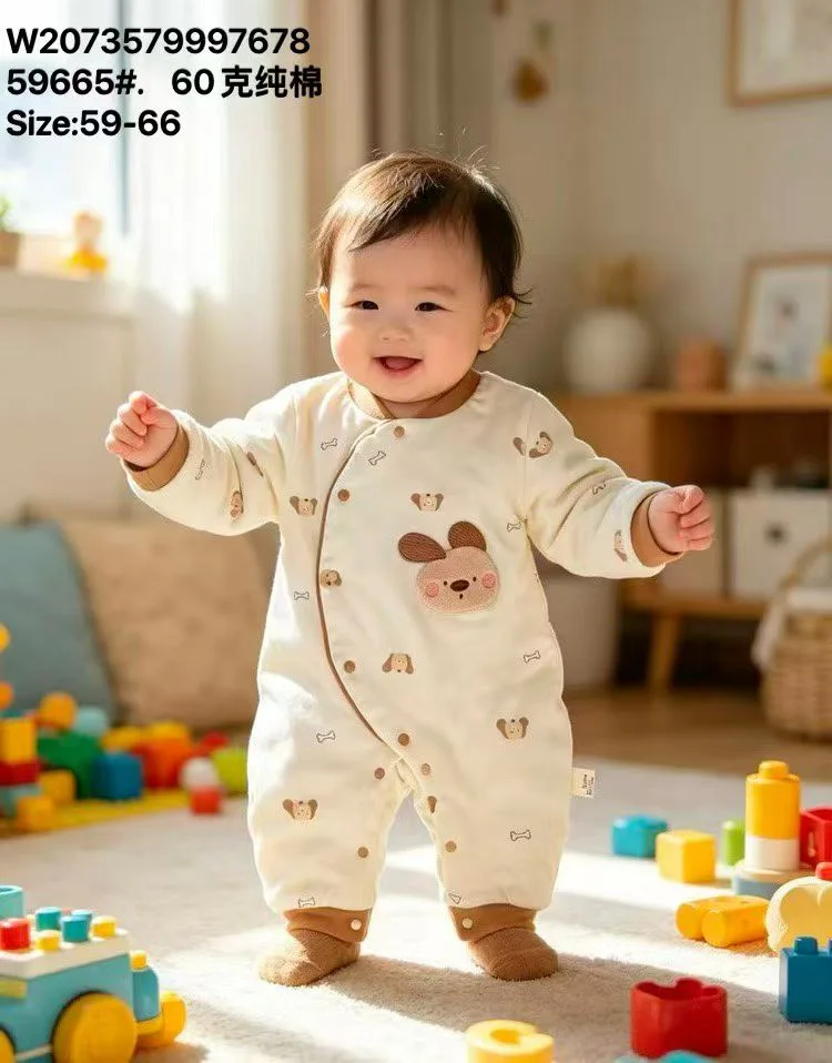 Printed Cotton Romper ছবি 4